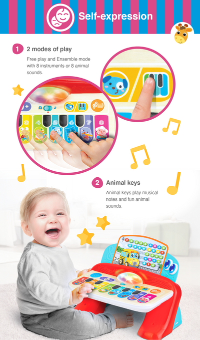 Winfun Baby Maestro Touch Piano Infant Tray