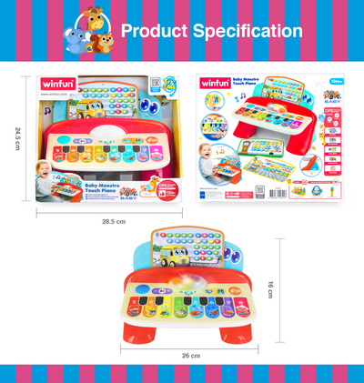 Winfun Baby Maestro Touch Piano Infant Tray
