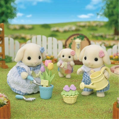 Sylvanian Families Blossom Gardening Set Flora Rabbit Sister And Brother