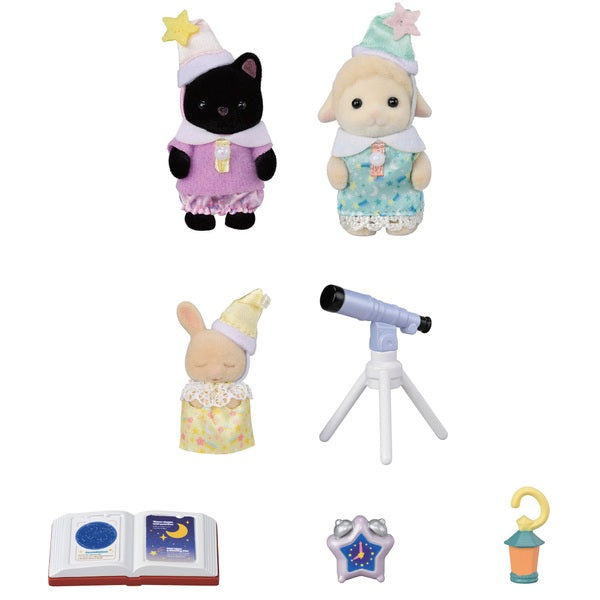 Sylvanian Families Nursery Friends Sleepover Party Trio