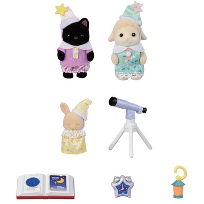 Sylvanian Families Nursery Friends Sleepover Party Trio