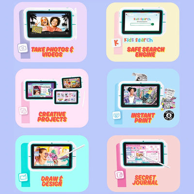 Pad Creator Instant Print Tablet With Camera