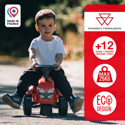 Massey Ferguson Baby Massey Fergie Ride On Tractor And Trailer