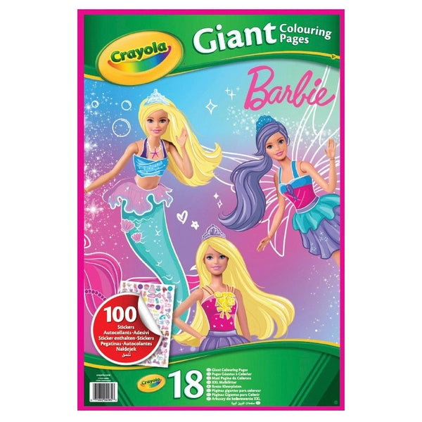 Crayola Barbie Giant Pages Colouring Book