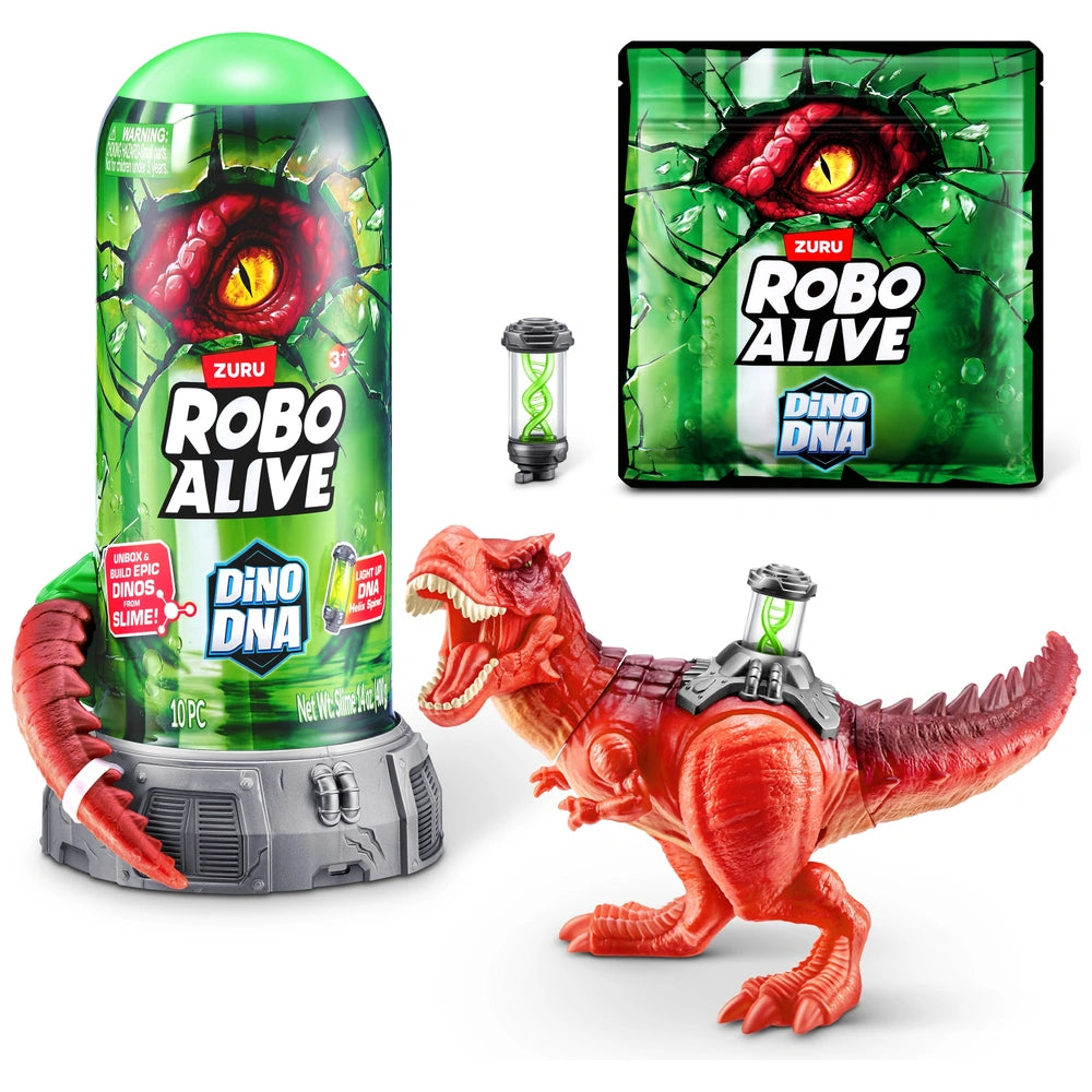 Robo Alive Dino DNA Light Up Helix Spine Dinosaur Assembley Set