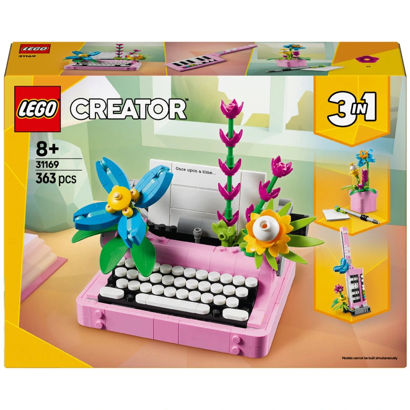 Lego Creator 31169 Typewriter With Flowers