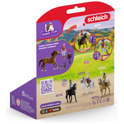Schleich Horse Club 42711 Hannah And Cayenne Horse Set