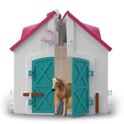 Schleich Horse Club 42703 Open Stable Little Horseshoe Playset