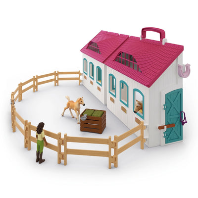Schleich Horse Club 42703 Open Stable Little Horseshoe Playset