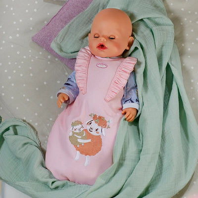 Baby Annabell Sleeping Bag For 36/43cm Dolls Flower Design