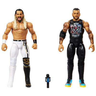 WWE Wrestling Figure Twin Pack CM Punk vs Seth Freakin Rollins