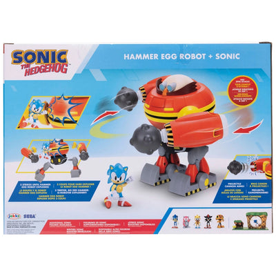 Sonic The Hedgehog Hammer Egg Robot And Sonic