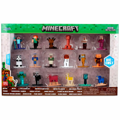 Minecraft 18pc Metal Nano Figure Set 36782
