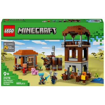 Lego Minecraft 21278 The Pillager Outpost And Ravager