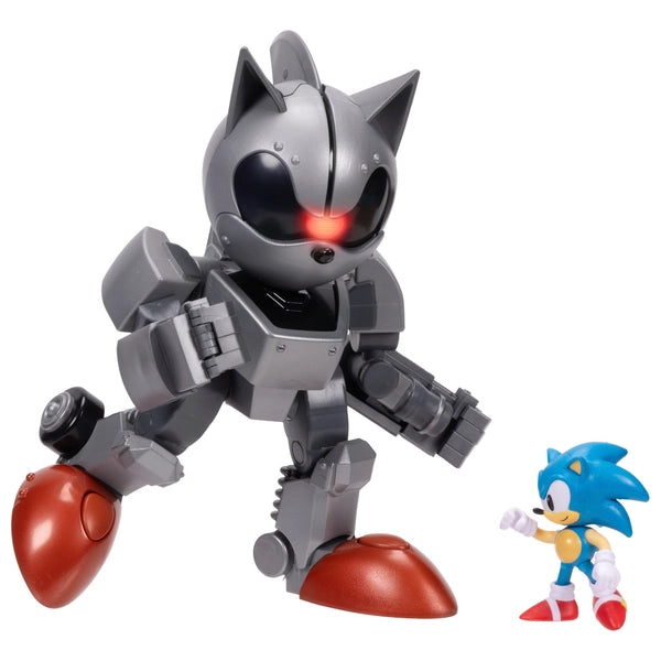 Sonic The Hedgehog Giant Mecha Sonic vs Sonic