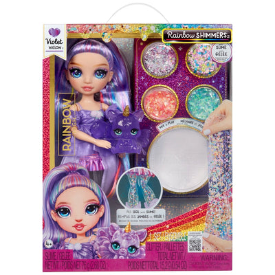 Rainbow High Rainbow Shimmers Doll With Slime Violet Willow