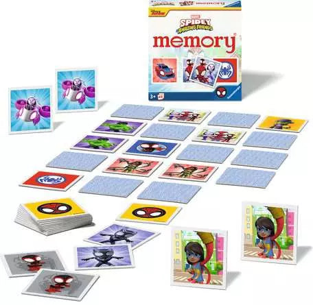 SpiderMan Spidey And His Amazing Friends Mini Memory Game / Puzzle