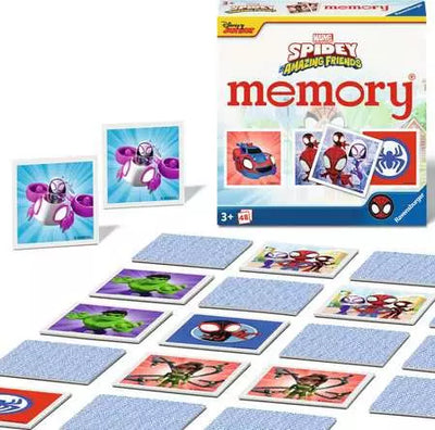 SpiderMan Spidey And His Amazing Friends Mini Memory Game / Puzzle