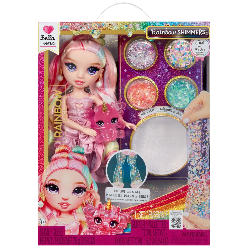 Rainbow High Rainbow Shimmers Doll With Slime Bella Parker