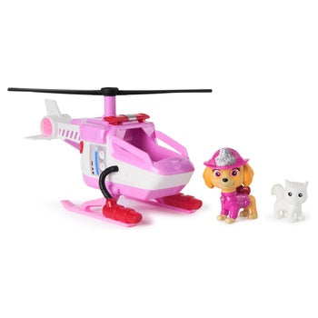 Paw Patrol Fire Rescue Vehicle Skye With Fire Rescue Chopper