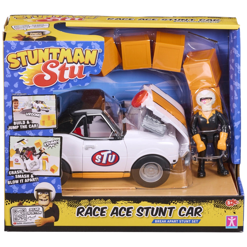 Stuntman Stu Race Ace Stunt Car Set