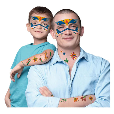 Haku Yoka Avenir Face Stickers And Tattoos Superheroes