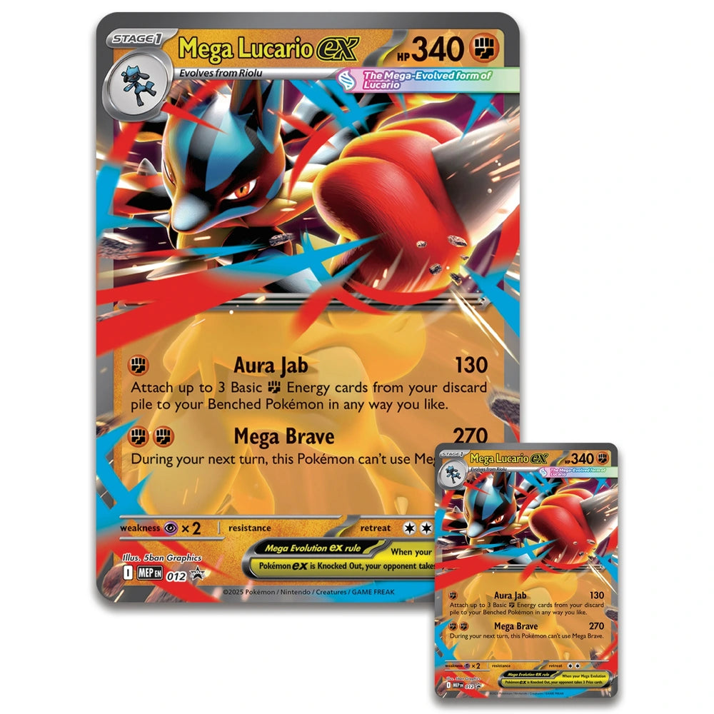 Pokemon Trading Card Game Mega Lucario EX Figure Collection