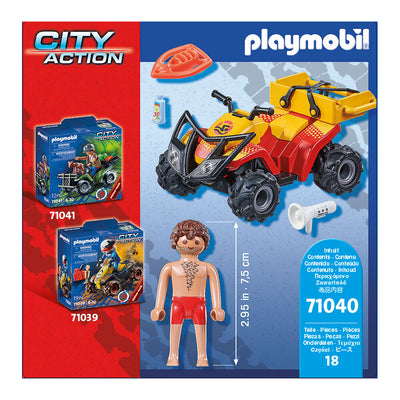 Playmobil City Action 71040 Beach Patrol Quad