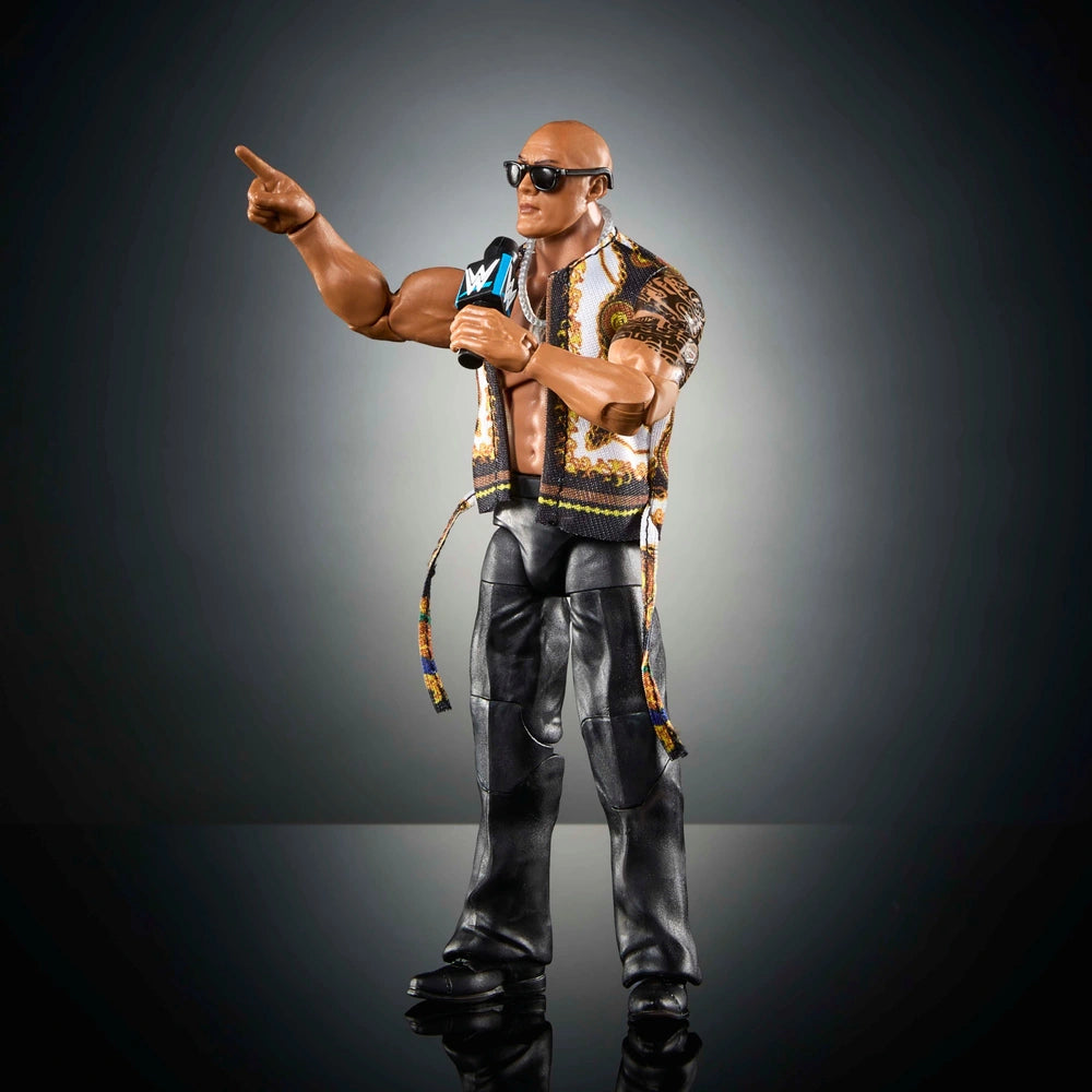 WWE Elite Wrestling Figure The Rock Final Boss