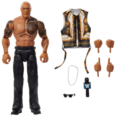 WWE Elite Wrestling Figure The Rock Final Boss