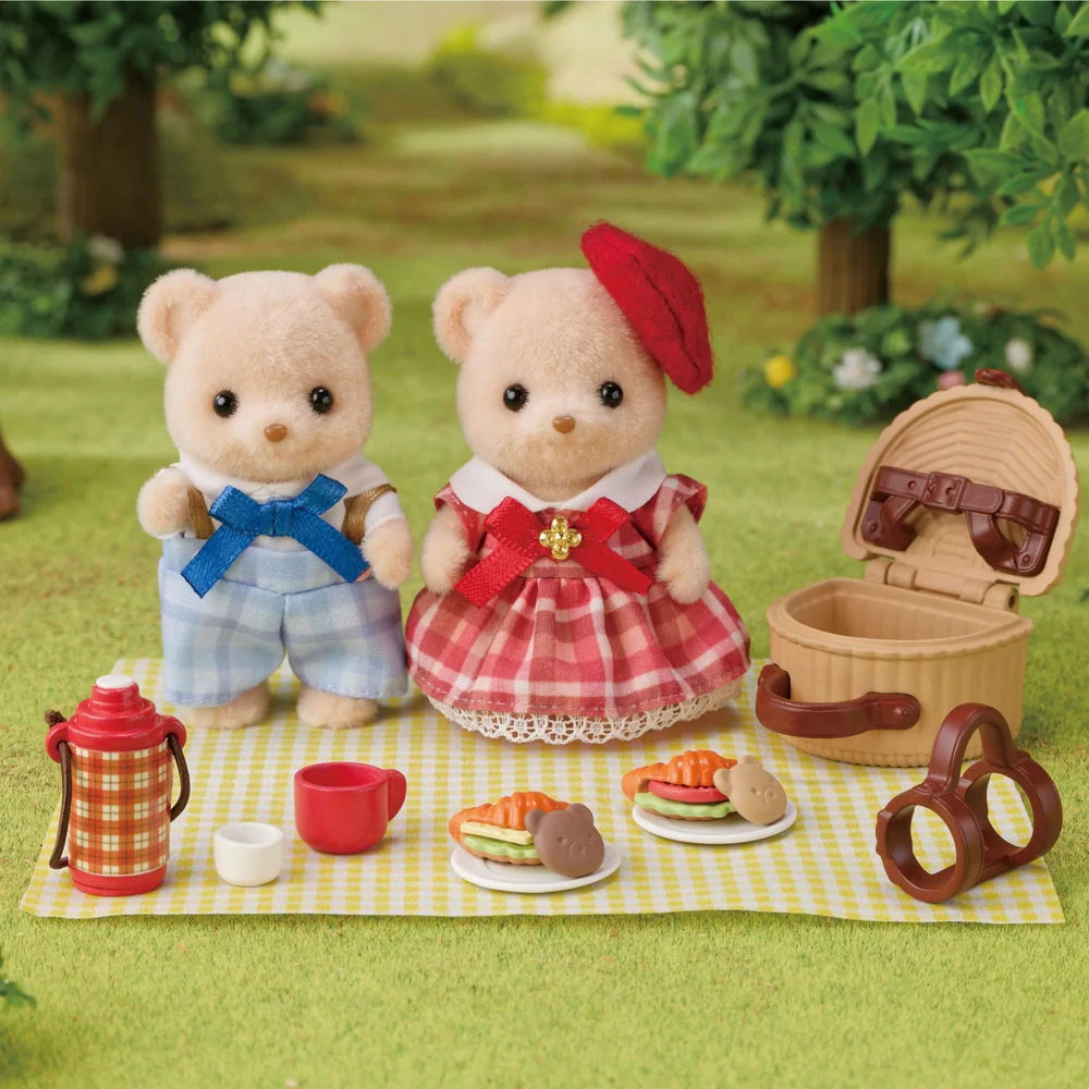 Sylvanian Families Biscuit Bear Sister And Brother