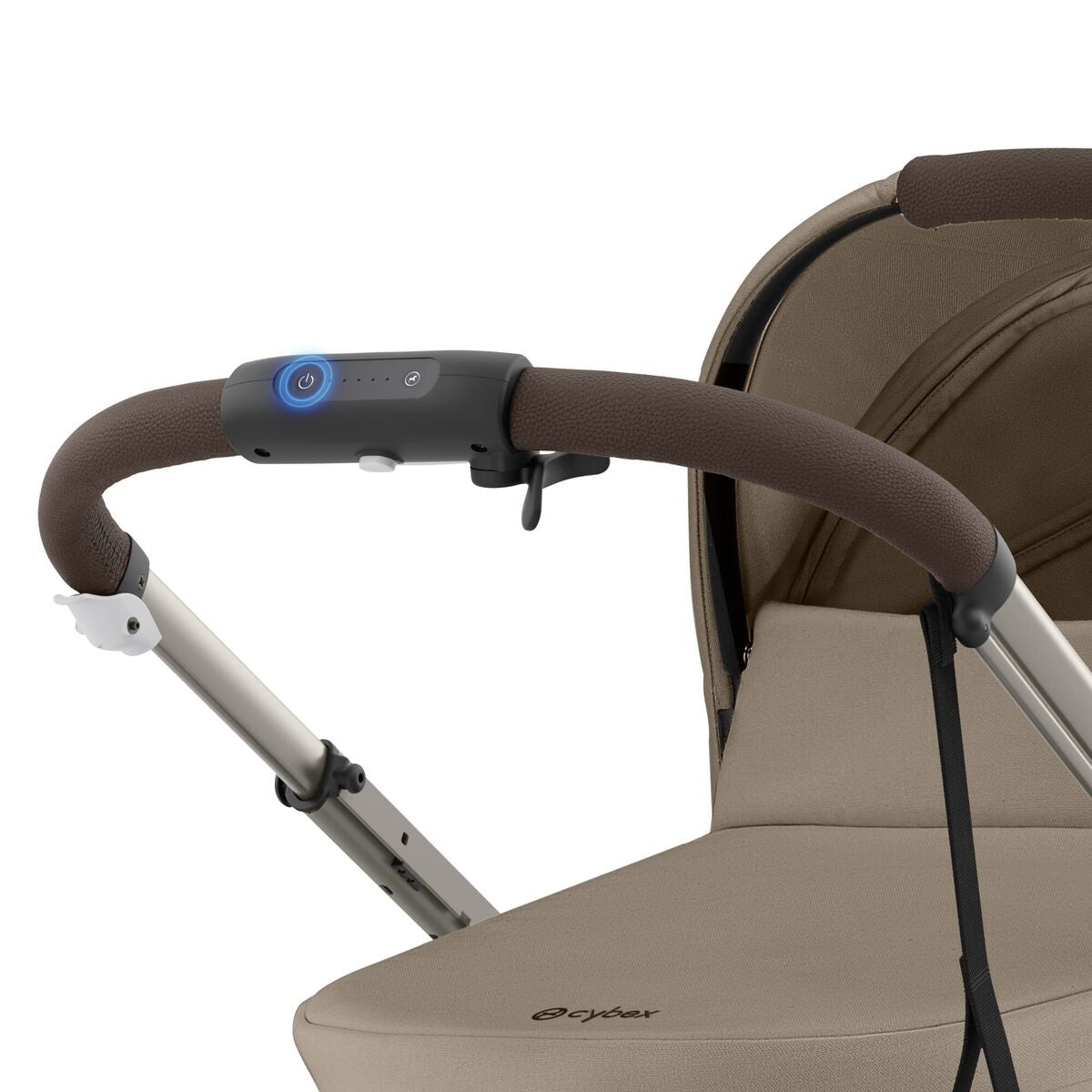 Cybex e Gazelle S 10 Piece Bundle With Cloud G Car Seat And Isofix Base Almond