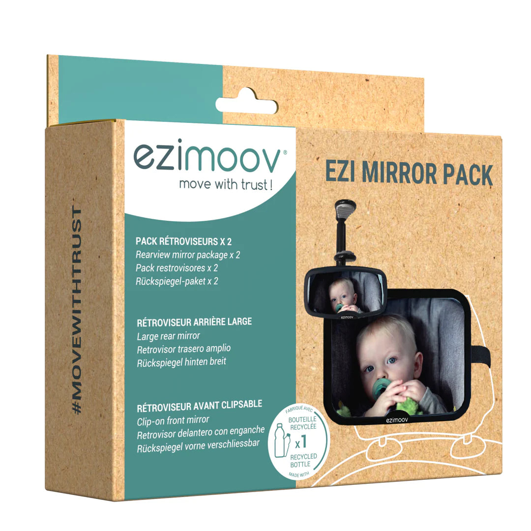 Ezimoov Ezi Mirror Twin Pack With Mirror And Car Seat Mirror