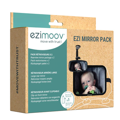 Ezimoov Ezi Mirror Twin Pack With Mirror And Car Seat Mirror