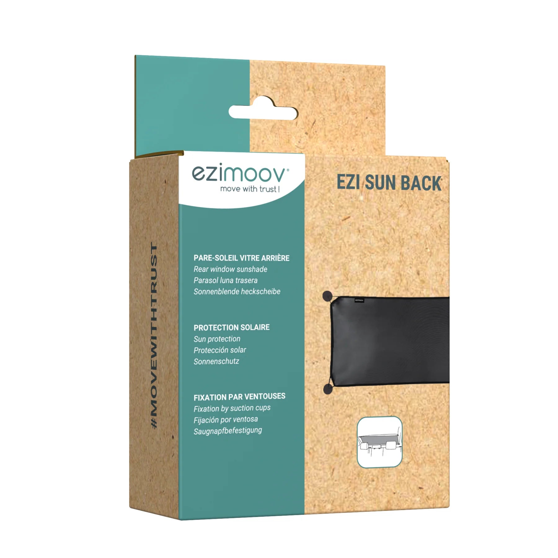 Ezimoov Car Rear Window Sunshade