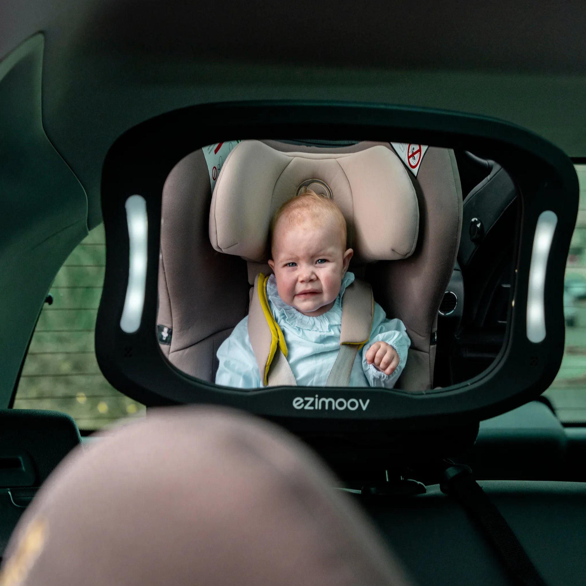 Ezimoov Ezi Car Seat Rearview Mirror With LED Light 28.5cm
