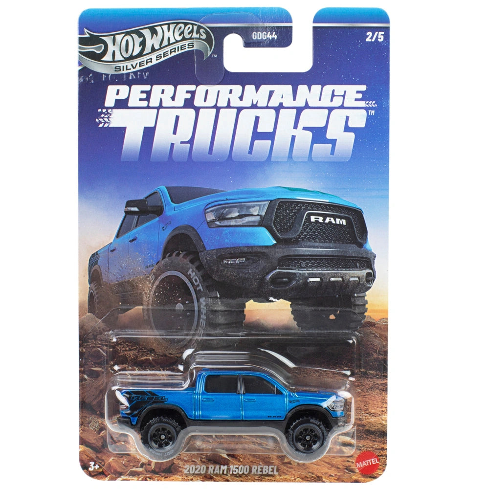 Hot Wheels Silver Series Die Cast Performance Trucks 2020 RAM 1500 Rebel