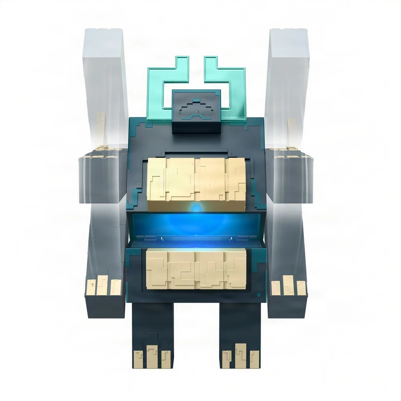 Minecraft Dungeons Warden Action Figures Twisted Warden And Soul Corrupted Creeper 2 Pack