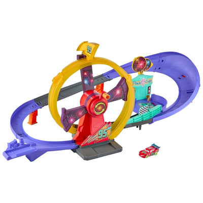 Disney Cars Lightning McQueen Celebration Raceway Track Set