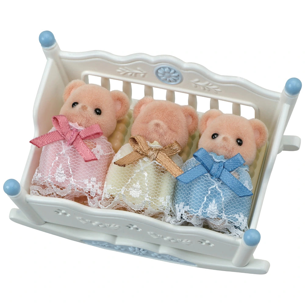 Sylvanian Families Biscuit Bear Sleepy Triplets