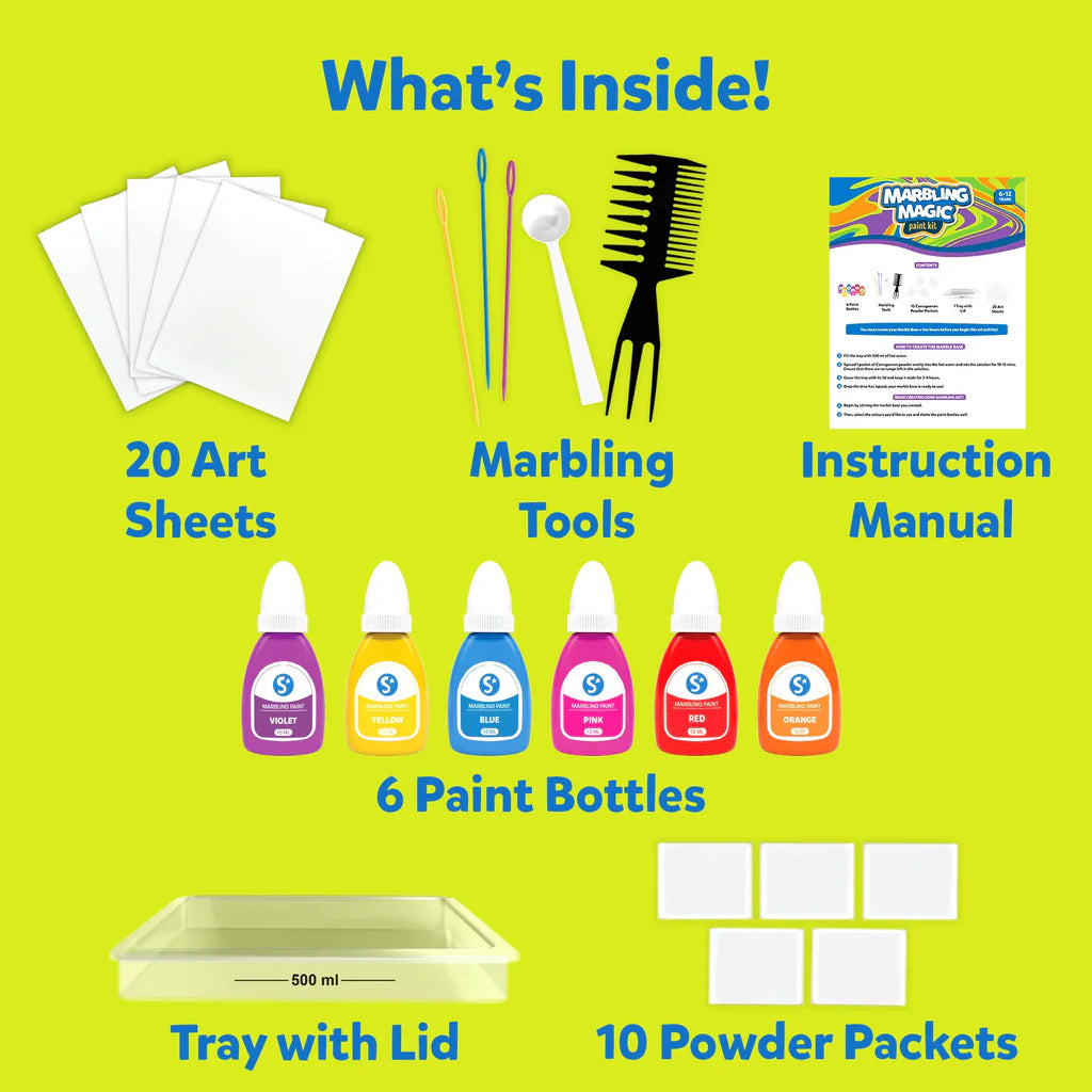 Skillmatics Marbling Magic Paint Kit
