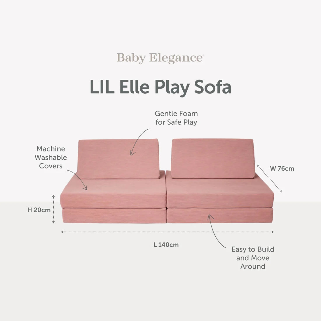 Lil Elle Play Sofa
