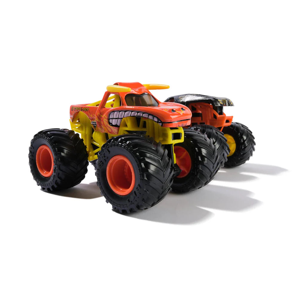 Monster Jam Trucks 1:64 Twin Pack Max D vs El Toro Loco