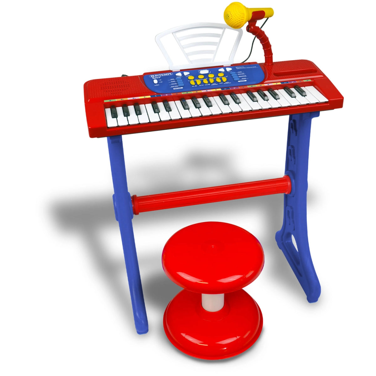 Bontempi 37 Key Electronic Keyboard With Microphone And Stool