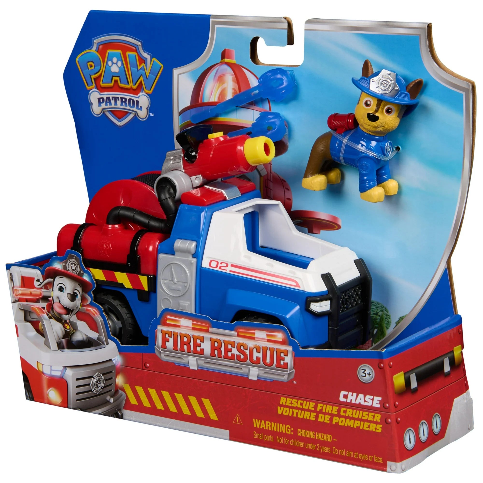 Paw Patrol Fire Rescue Vehicle Chase With Fire Rescue Truck