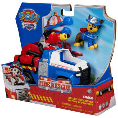 Paw Patrol Fire Rescue Vehicle Chase With Fire Rescue Truck