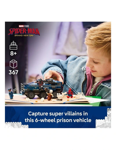 Lego Marvel 76349 Spiderman Prison Transport Chase