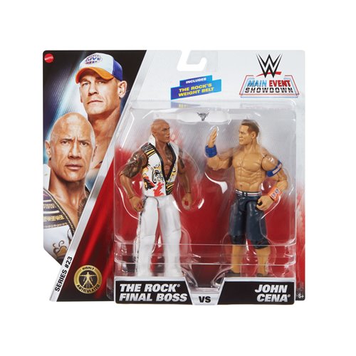 WWE Wrestling Figure Twin Pack The Rock vs John Cena