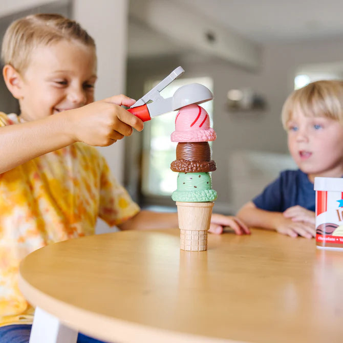 Melissa & Doug Scoop And Stack Ice Cream Playset