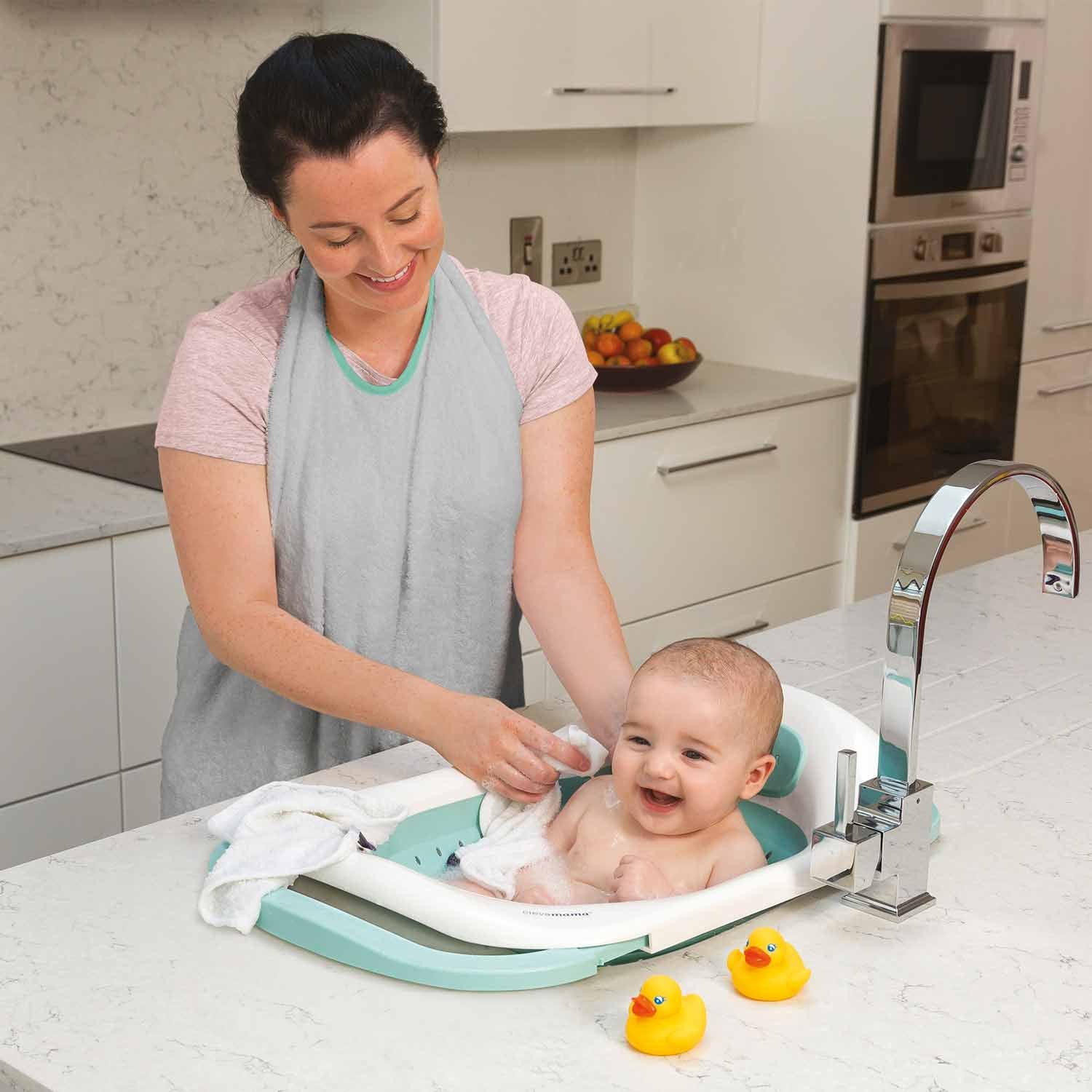 Clevamama ClevaBath Sink Bath Blue